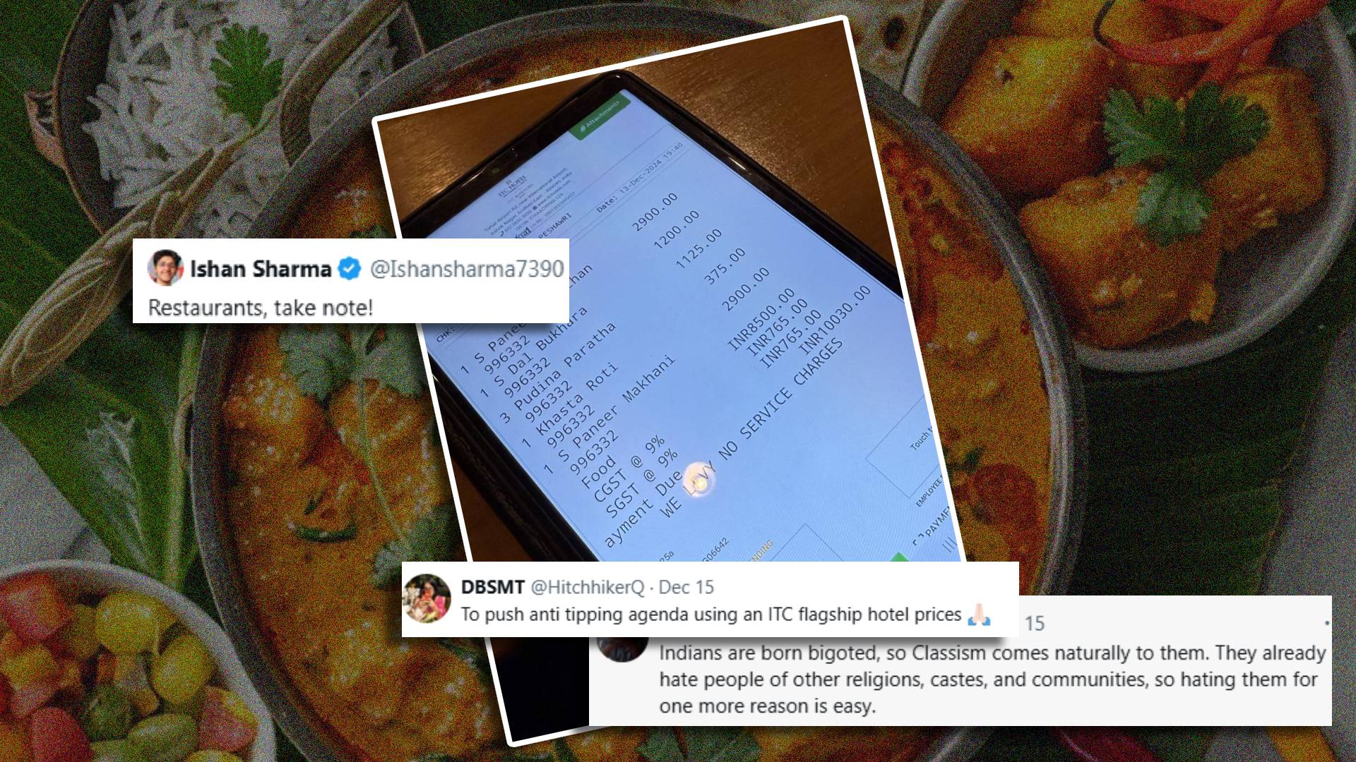 YouTuber Spent Rs 10k On Basic Veg Meals Still Refused To Pay Tip; Internet Reacts With Rib-TIPpling Memes