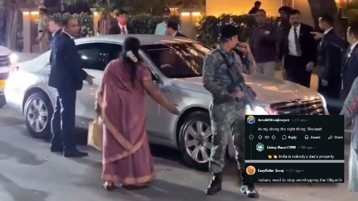 Nita Ambani’s Bodyguard Scolded By Woman As Billionaire Goes Saree Shopping Blocking Bengaluru Road; Internet In Splits