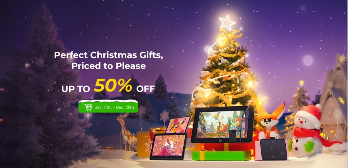 Unwrap creativity – XPPen’s holiday sale brings digital art to your fingertips